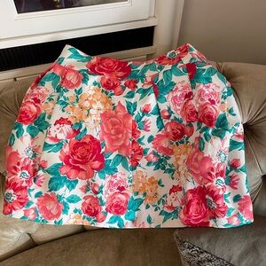 Lara TRF Flowery mini skirt, euro size 40, made in Morocco